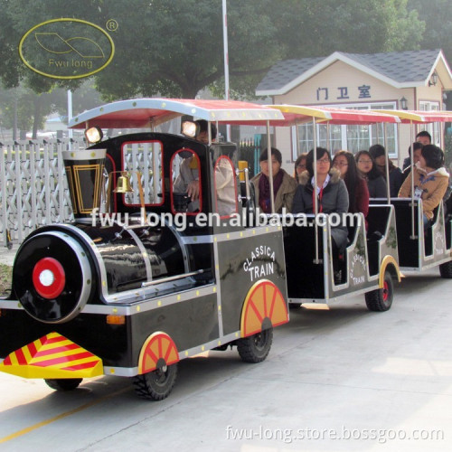 Indoor And Outdoor Shopping Mall Battery Operated Sale Electric Tourist Train